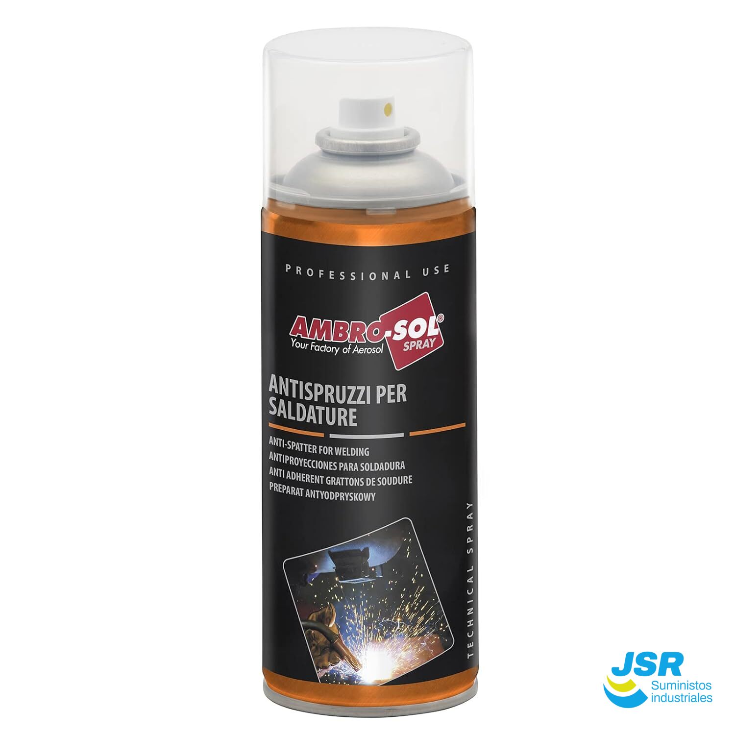 Spray antiproyecciones para soldadura Ambro-Sol.