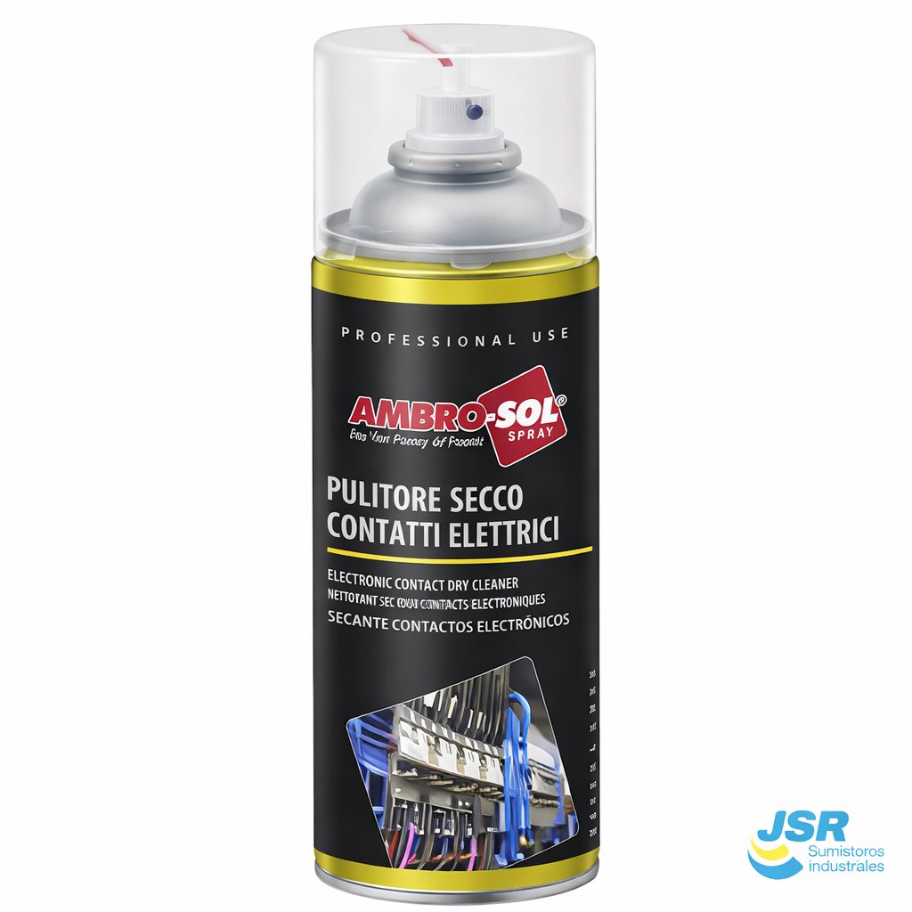 Spray limpiador seco de contactos eléctricos Ambro-Sol 400 ml.