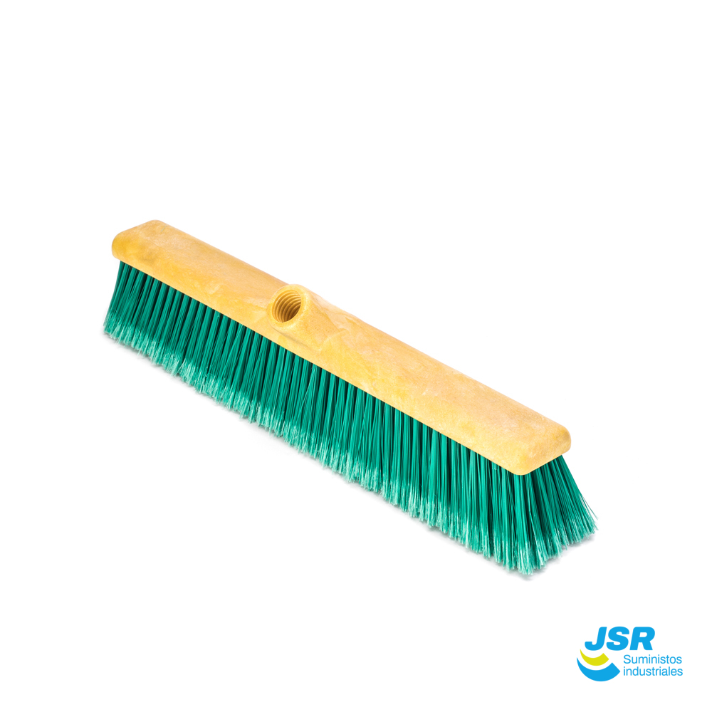 Barrendero de PVC con cerdas resistentes para exteriores