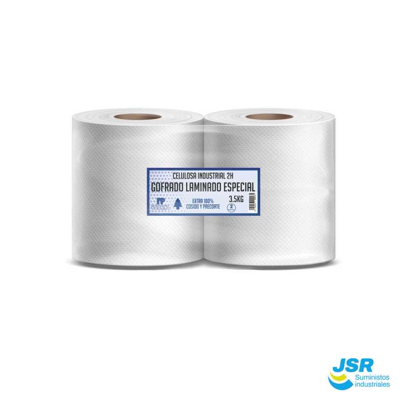 Rollos de celulosa industrial 2H gofrado laminado especial
