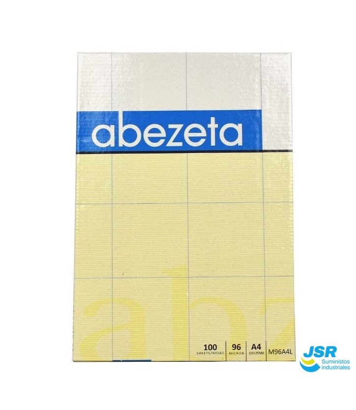 Papel poliéster Abezeta A4 de 96 micras para impresión técnica y profesional