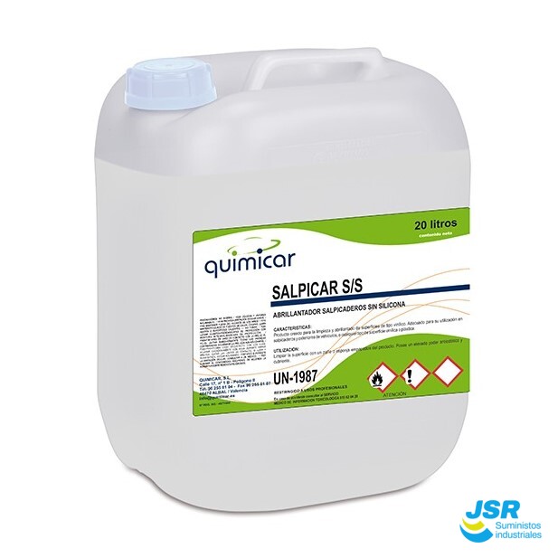 Abrillantador salpicaderos sin silicona Salpicar S S en garrafa de 20 litros