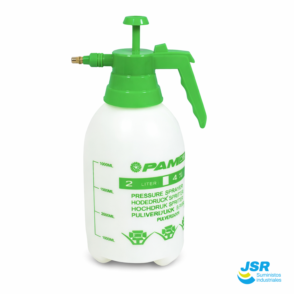 Botella pulverizadora Pamex de 2 litros con bomba manual